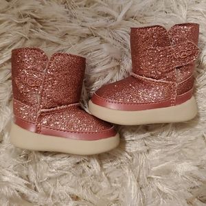 Ugg baby Pink Glitter Boots